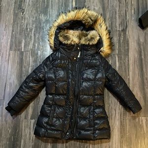 Black puffer jacket